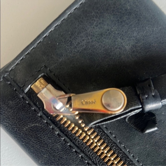 Chloé Black Leather Wallet - Picture 3 of 10